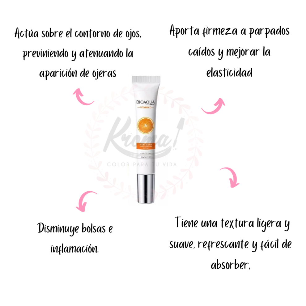 Contorno De Ojos Con Vitamina C Anti Manchas Bioaqua Kroma Space