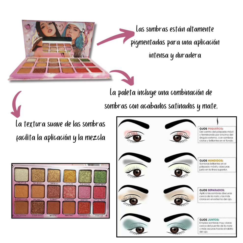 Paleta Sombras Karol G Nude Kroma Space