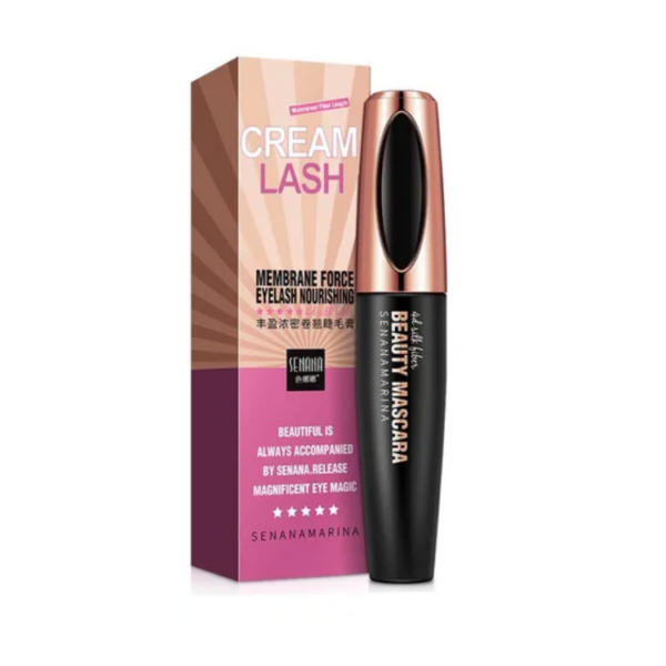 pestañina 4D con microfibras false lashes