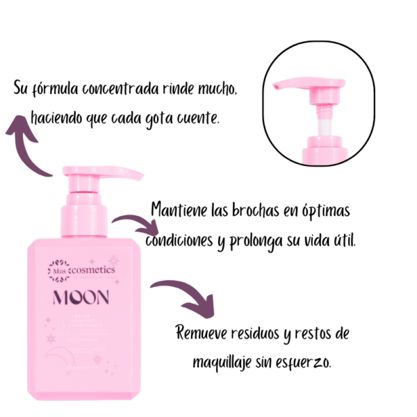 Shampoo y acondicionador 2 en 1 limpiabrochas - Image 2