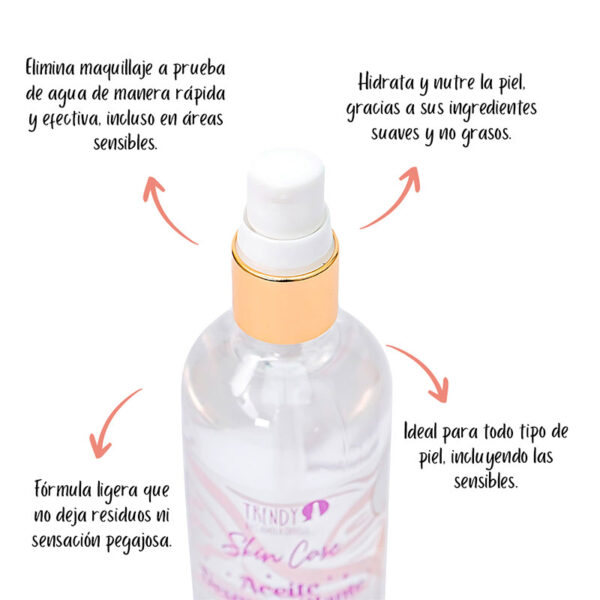 aceite desmaquillante de trendy desmaquillador a prueba de agua - Image 2