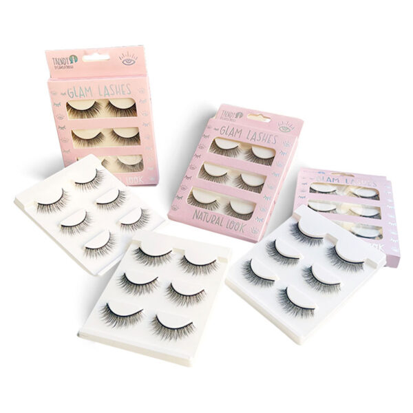 Pestañas Postizas X3 Glam Lashes Trendy