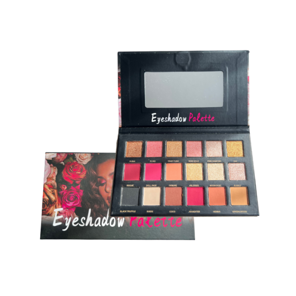 Paleta de sombras nude alta pigmentación