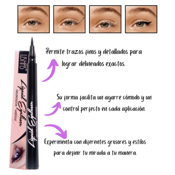 Lapiz delineador negro Waterproof - Image 2