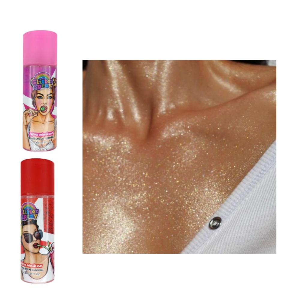 Spray con glitter para el cuerpo Kroma Space