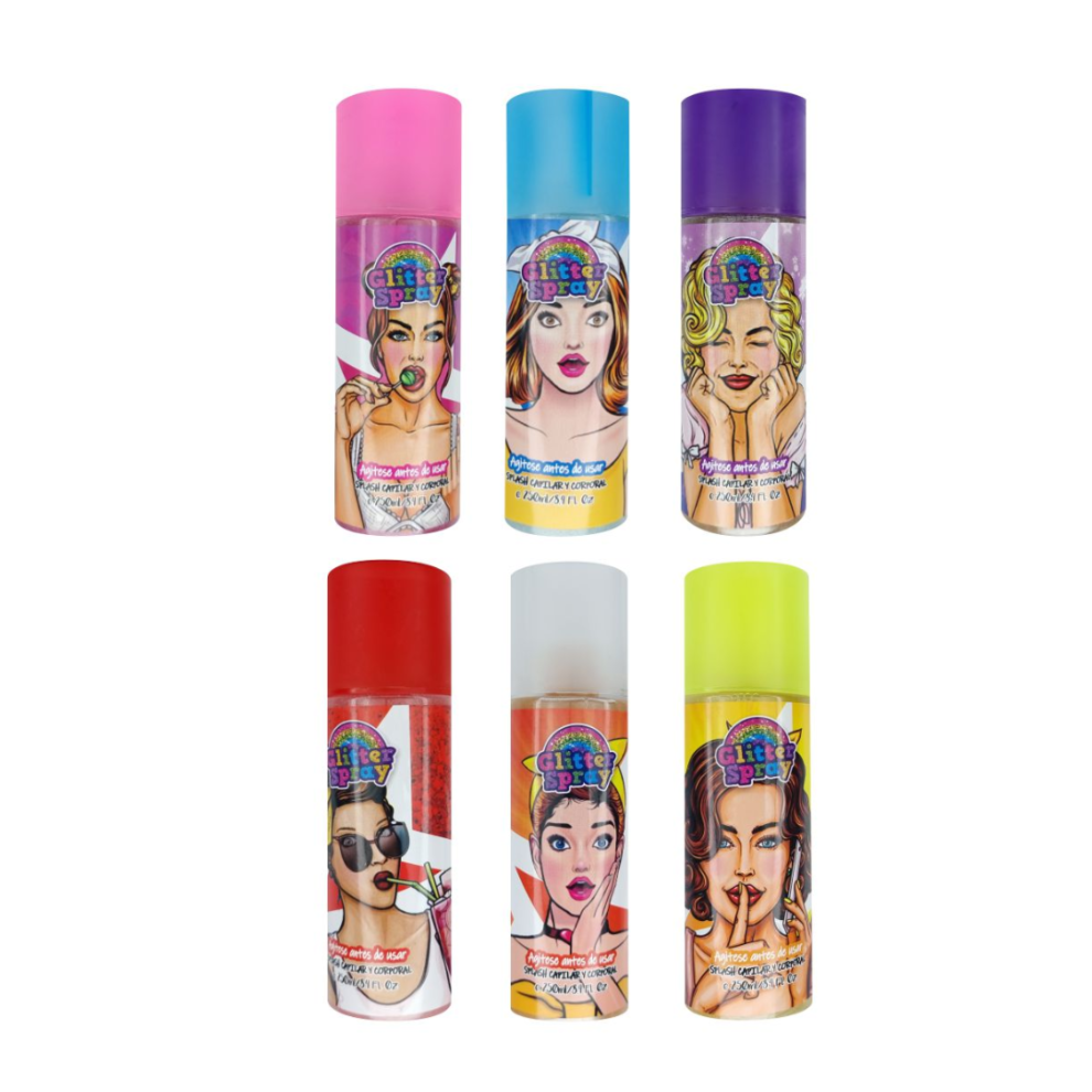 Spray con glitter para el cuerpo Kroma Space