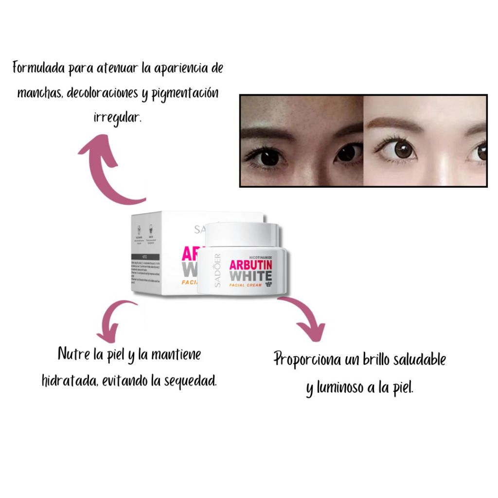 Crema aclaradora y antimanchas con arbutin y Nicotinamida - Kroma Space