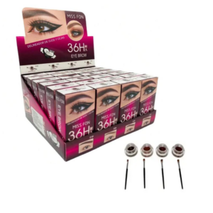 Betún cejas+ brocha caja triangular