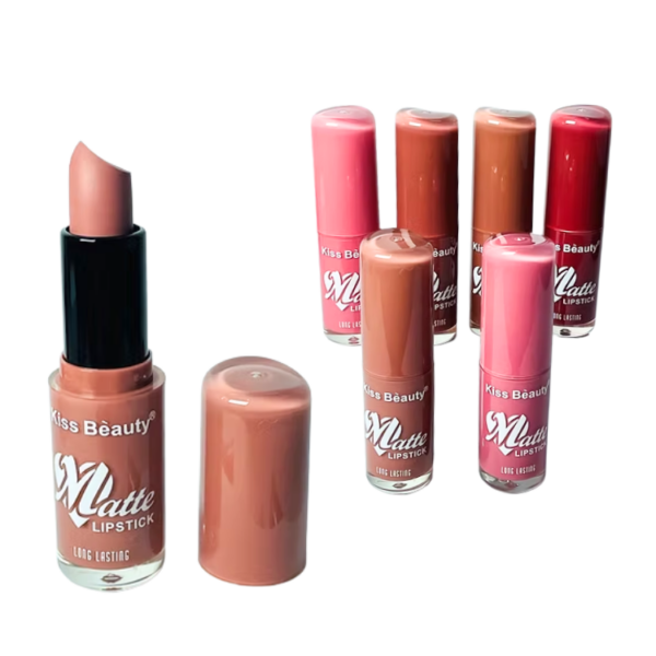 Labial mate en barra larga duración