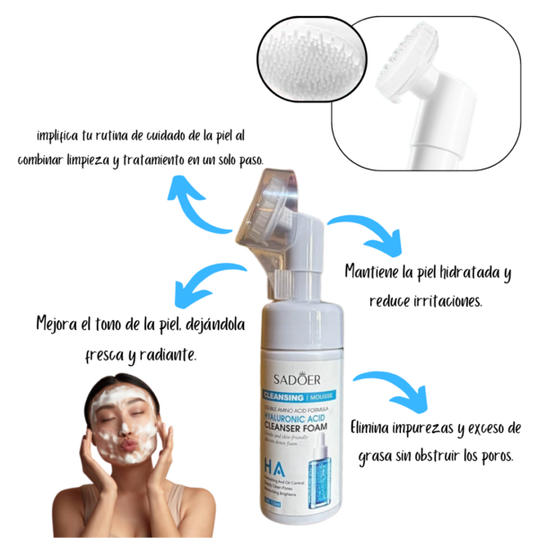Espuma facial desmaquillante con vitamina c y niacinamida - Image 2