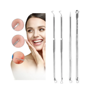 Set extractor espinillas 4 piezas antiacné