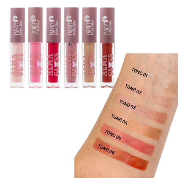 Kit x6 brillo Alma gloss RBD Trendy - Image 3