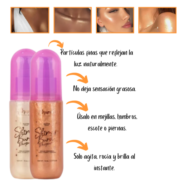 Shimmer iluminador liquido Purpure - Image 3