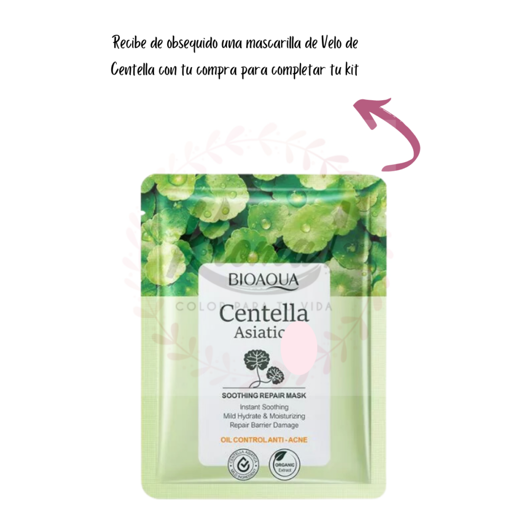 Kit Rejuvenecedor De Lujo Centella Asiatica Bioaqua Kroma Space