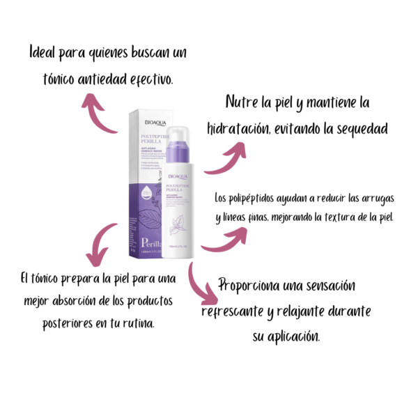 Tónico antiarrugas antiedad Bioaqua - Image 2