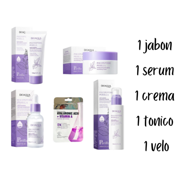Kit Potente antiedad polipeptidos Bioaqua - Image 2