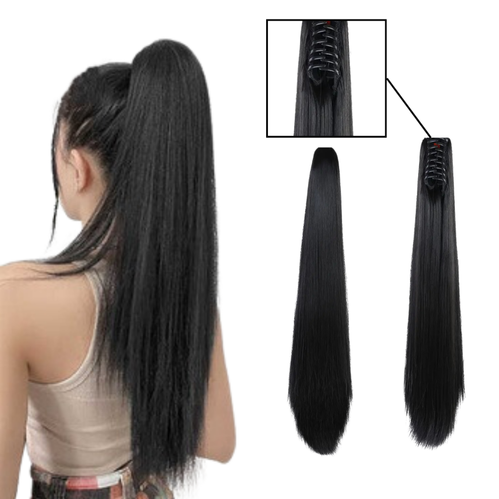 extensiones cola de caballo cabello natural