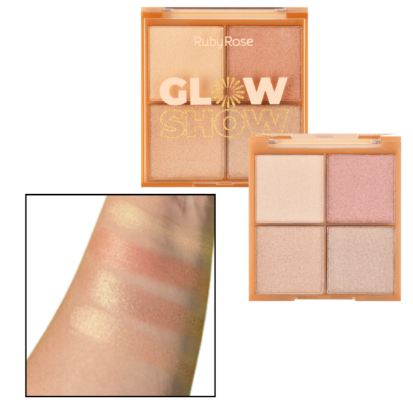 Paleta de Iluminador Glow Ruby Rose - Image 3