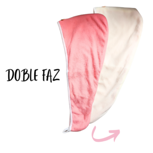 Toalla para cabello EXTRA GRUESA doble faz