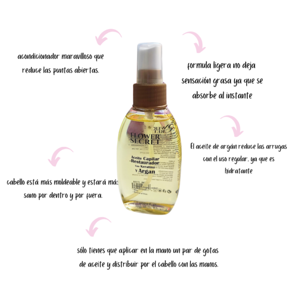 Aceite Argan Puro y Organico Antihorquilla Reparador - Image 2