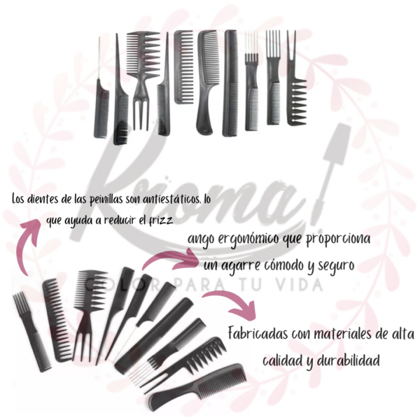 Set Peinillas Barbería Peluquería Porfesional - Image 2