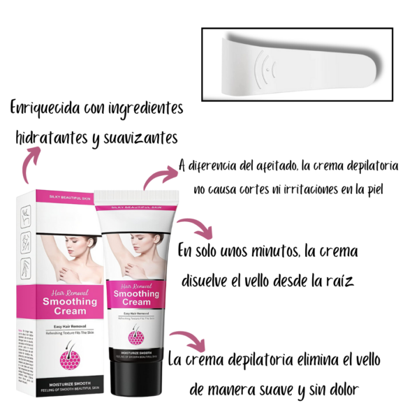 Crema Depiladora Corporal Extractos Naturales - Image 3