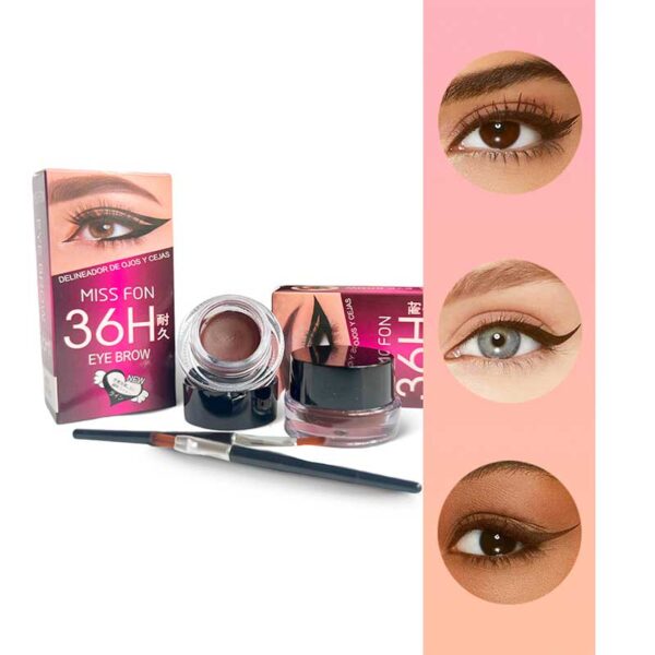 Betún de cejas + brocha favor beauty - Image 3