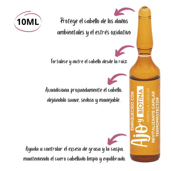 Ampolleta  Ajo y Biotina 10 ml - Image 2