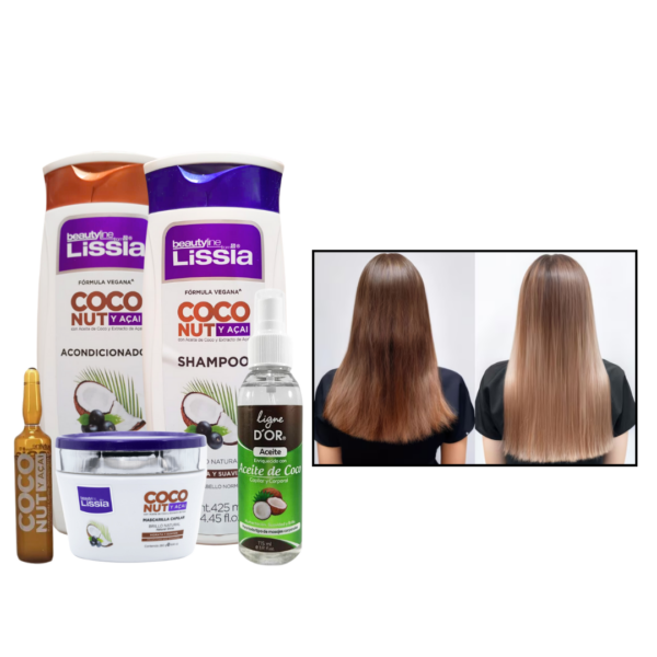 Kit aceite de coco cabello reparador - Image 4