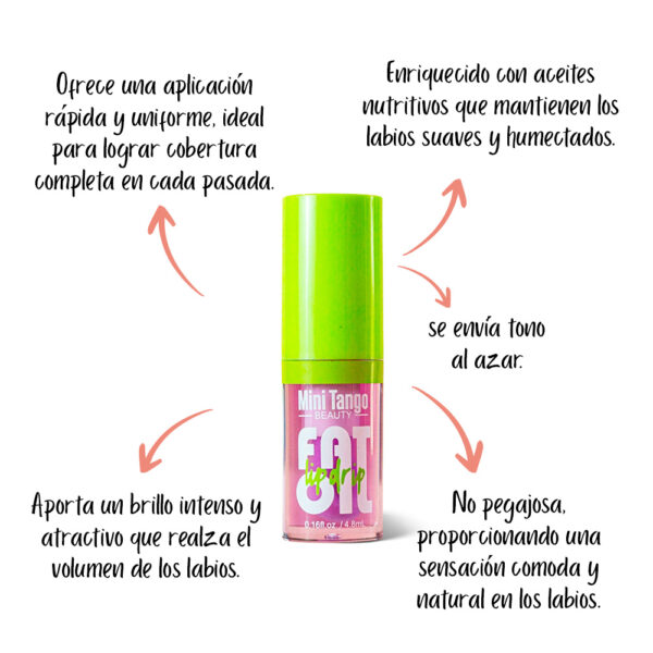 Brillo Hidratante Lip Oil Aplicador Jumbo - Image 2