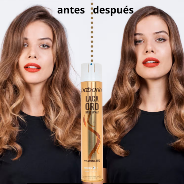 Laca fijadora de cabello SIN EFECTO ACARTONADO - Image 2