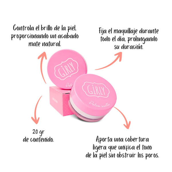 Polvos sueltos Grandes Girly 20 gr - Image 3