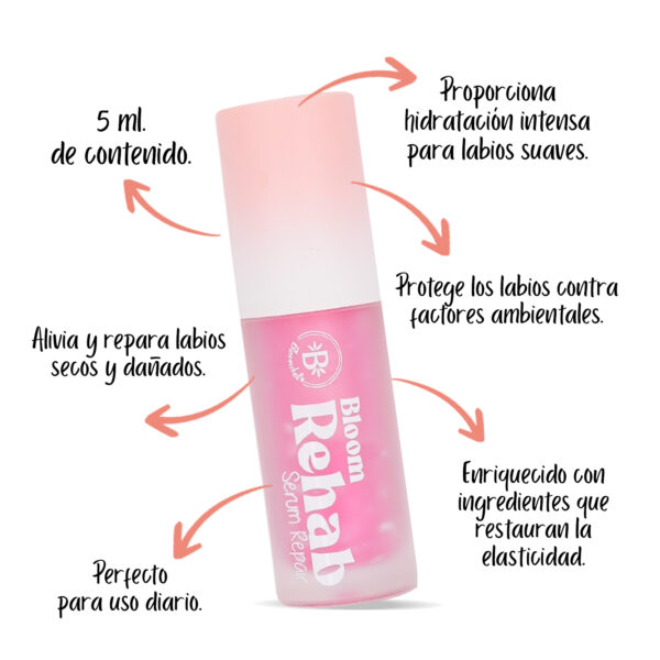 Bálsamo reparador de Labios Rehab Blomshell - Image 2