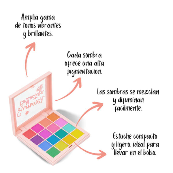 Paleta Sombras Summer Coloridos - Image 2