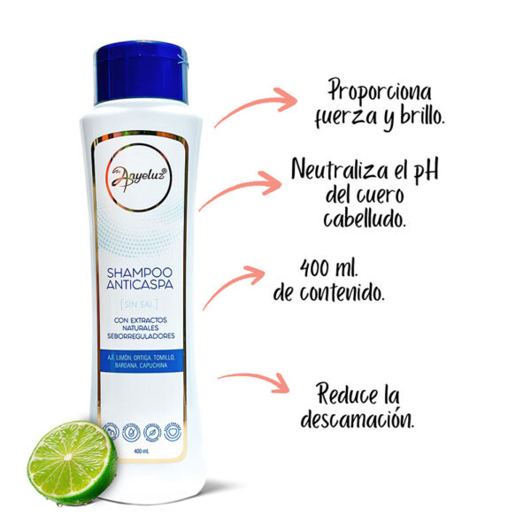 Shampoo Anticaspa Anyeluz - Image 2