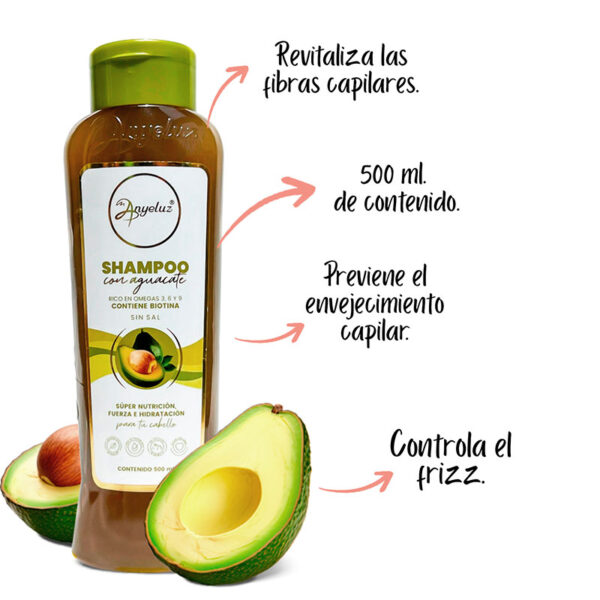 Shampoo Reparador Aguacate Anyeluz - Image 2