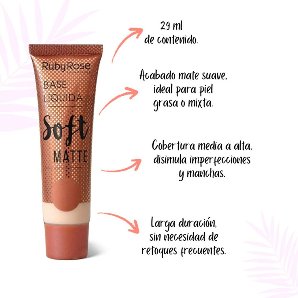 Base Soft Matte Rubyrose - Kroma Space