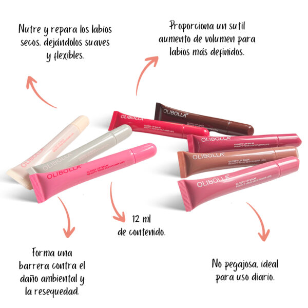 Brillo Gloss Natural Para Labios - Image 3