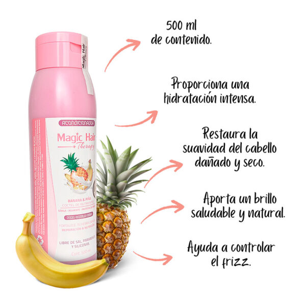 Acondicionador Anticaida Magic Hair banano y piña CABELLO SECO - Image 2