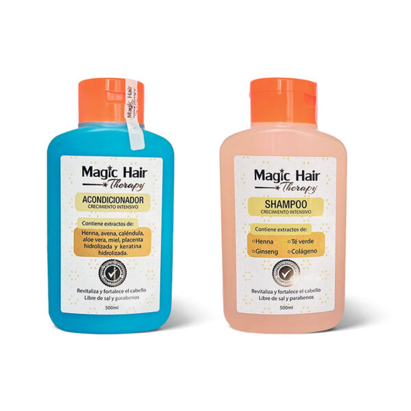Shampoo y Acondicionador Magic Hair Therapy Crecimiento intensivo 500mL