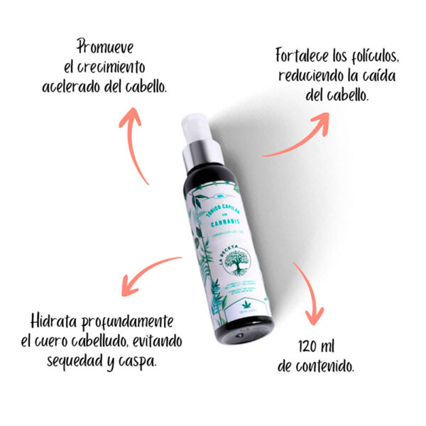 Tónico Crecimiento Capilar y Barba LA RECETA CBD - Image 2