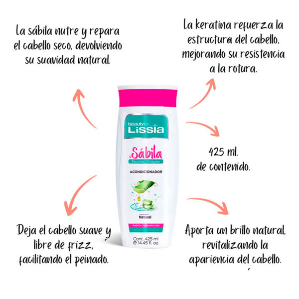 Acondicionador Hidratante con Sabila y Keratina - Image 2