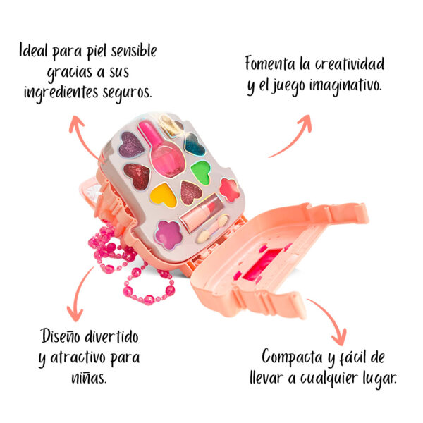 Cartera de maquillaje hipoalergenico para niñas - Image 2
