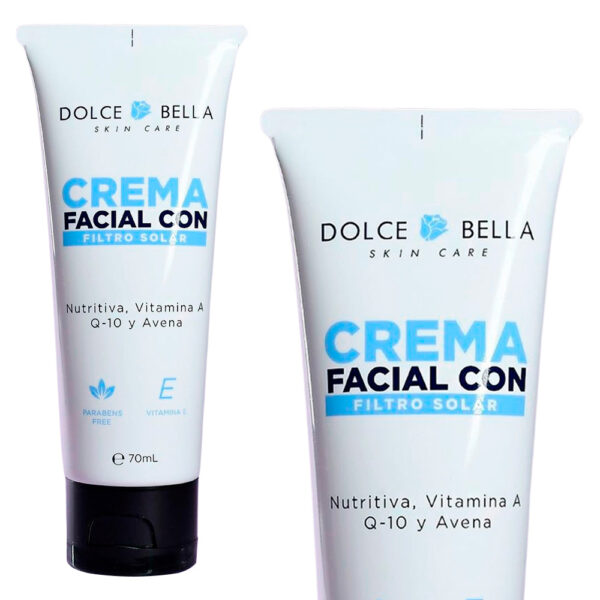 Crema nutritiva dia con filtro solar  Dolce Bella vitamina A