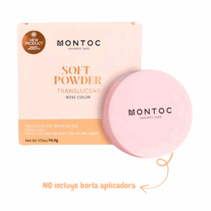 Mini polvo suelto Rosado Soft Powder Montoc 10 gr
