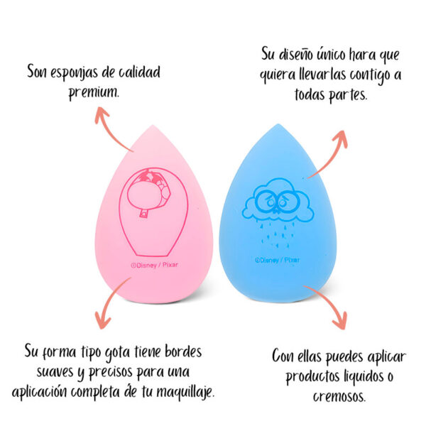 Kit x2 Beauty Blender Intensamente Disney - Image 3