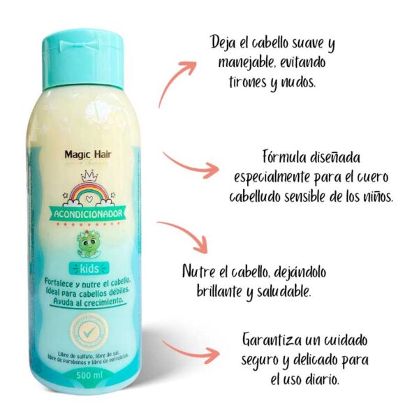 Kit Shampoo + Acondicionador Magic hair para niños - Image 2