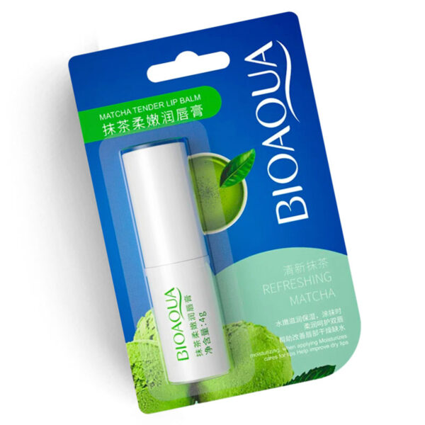 balsamo reparador de labios Matcha bioaqua