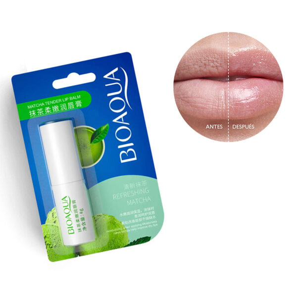 balsamo reparador de labios Matcha bioaqua - Image 3