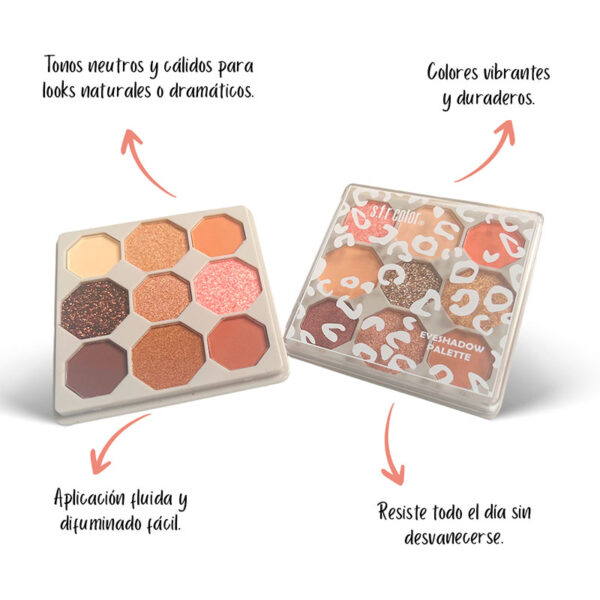 Paleta de Sombras NUDE S.F.R - Image 2